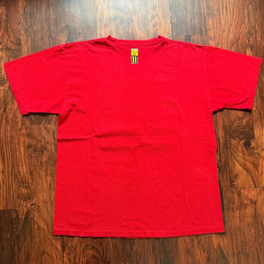 Y2K Rap Tee Vintage Underground Rap Show‎ 2000s Baggy Red T-Shirt XL XXL - Picture 3 of 9
